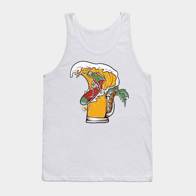 beer wave Tank Top by PlasticGhost